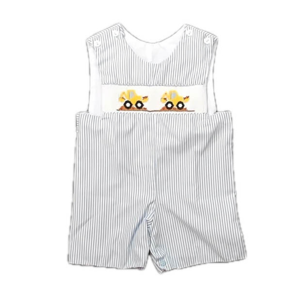 Unknown Brand Boys Blue | White Tractors Romper size: 9-12 Months